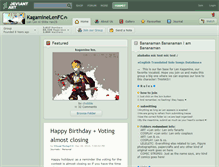 Tablet Screenshot of kagaminelenfc.deviantart.com