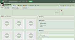 Desktop Screenshot of duchess666.deviantart.com