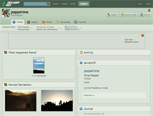 Tablet Screenshot of popperona.deviantart.com