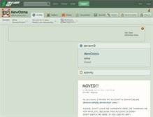 Tablet Screenshot of mewooma.deviantart.com