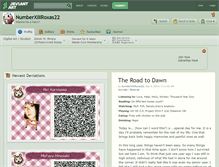 Tablet Screenshot of numberxiiiroxas22.deviantart.com