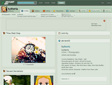 Tablet Screenshot of kytheria.deviantart.com