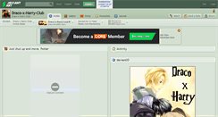 Desktop Screenshot of draco-x-harry-club.deviantart.com