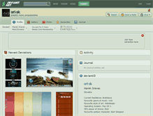 Tablet Screenshot of ori-sk.deviantart.com