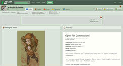 Desktop Screenshot of le-artist-boheme.deviantart.com