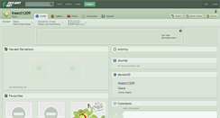 Desktop Screenshot of insect1209.deviantart.com