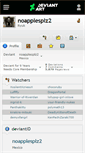 Mobile Screenshot of noapplesplz2.deviantart.com