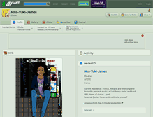 Tablet Screenshot of miss-yuki-james.deviantart.com