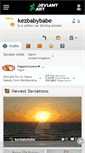 Mobile Screenshot of kezbabybabe.deviantart.com