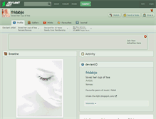Tablet Screenshot of fridabjo.deviantart.com