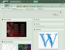 Tablet Screenshot of fufu87.deviantart.com