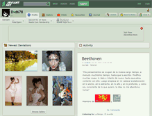 Tablet Screenshot of dvd678.deviantart.com