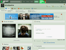 Tablet Screenshot of alicedepalma.deviantart.com