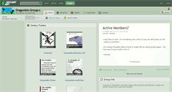Desktop Screenshot of dragonkin-group.deviantart.com