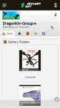 Mobile Screenshot of dragonkin-group.deviantart.com