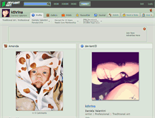 Tablet Screenshot of kthrina.deviantart.com