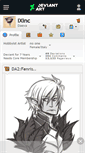 Mobile Screenshot of ixinc.deviantart.com