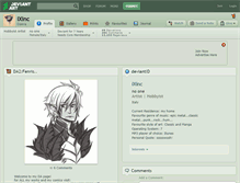 Tablet Screenshot of ixinc.deviantart.com