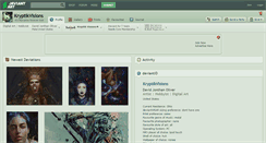 Desktop Screenshot of kryptikvisions.deviantart.com