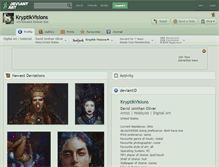 Tablet Screenshot of kryptikvisions.deviantart.com