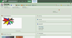 Desktop Screenshot of dracology.deviantart.com