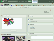 Tablet Screenshot of dracology.deviantart.com
