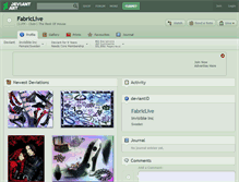 Tablet Screenshot of fabriclive.deviantart.com