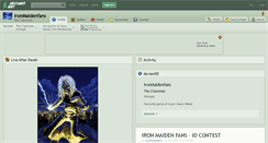 Desktop Screenshot of ironmaidenfans.deviantart.com