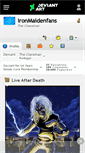 Mobile Screenshot of ironmaidenfans.deviantart.com