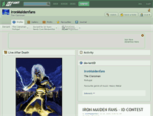 Tablet Screenshot of ironmaidenfans.deviantart.com