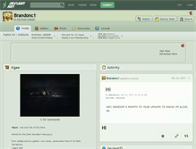 Tablet Screenshot of brandonc1.deviantart.com
