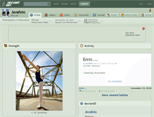 Tablet Screenshot of javafoto.deviantart.com