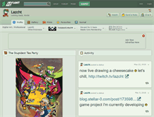 Tablet Screenshot of lazcht.deviantart.com