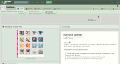 Desktop Screenshot of huejuice.deviantart.com
