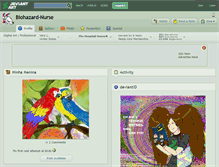 Tablet Screenshot of biohazard-nurse.deviantart.com