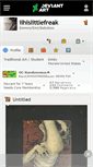 Mobile Screenshot of iihislittlefreak.deviantart.com