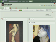 Tablet Screenshot of iihislittlefreak.deviantart.com
