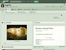 Tablet Screenshot of fungirl75.deviantart.com