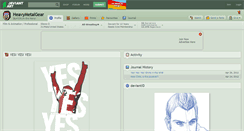 Desktop Screenshot of heavymetalgear.deviantart.com