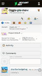 Mobile Screenshot of giggle-pie-mew.deviantart.com