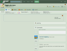 Tablet Screenshot of giggle-pie-mew.deviantart.com