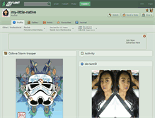 Tablet Screenshot of my-little-native.deviantart.com