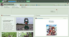 Desktop Screenshot of jack-pumpkinhead.deviantart.com