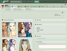 Tablet Screenshot of golzy.deviantart.com