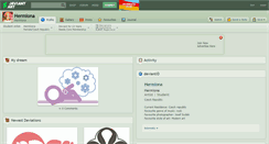 Desktop Screenshot of hermiona.deviantart.com