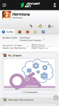Mobile Screenshot of hermiona.deviantart.com
