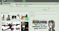 Desktop Screenshot of irregularcharlie.deviantart.com