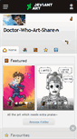 Mobile Screenshot of doctor-who-art-share.deviantart.com