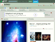 Tablet Screenshot of anarasha.deviantart.com