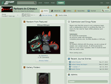 Tablet Screenshot of partners-in-crimes.deviantart.com